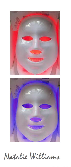 Professional LED Light Therapy, Juan Les Pins by qualified independent beautician Natalie Williams. Beauty sessions in the comfort of your own home